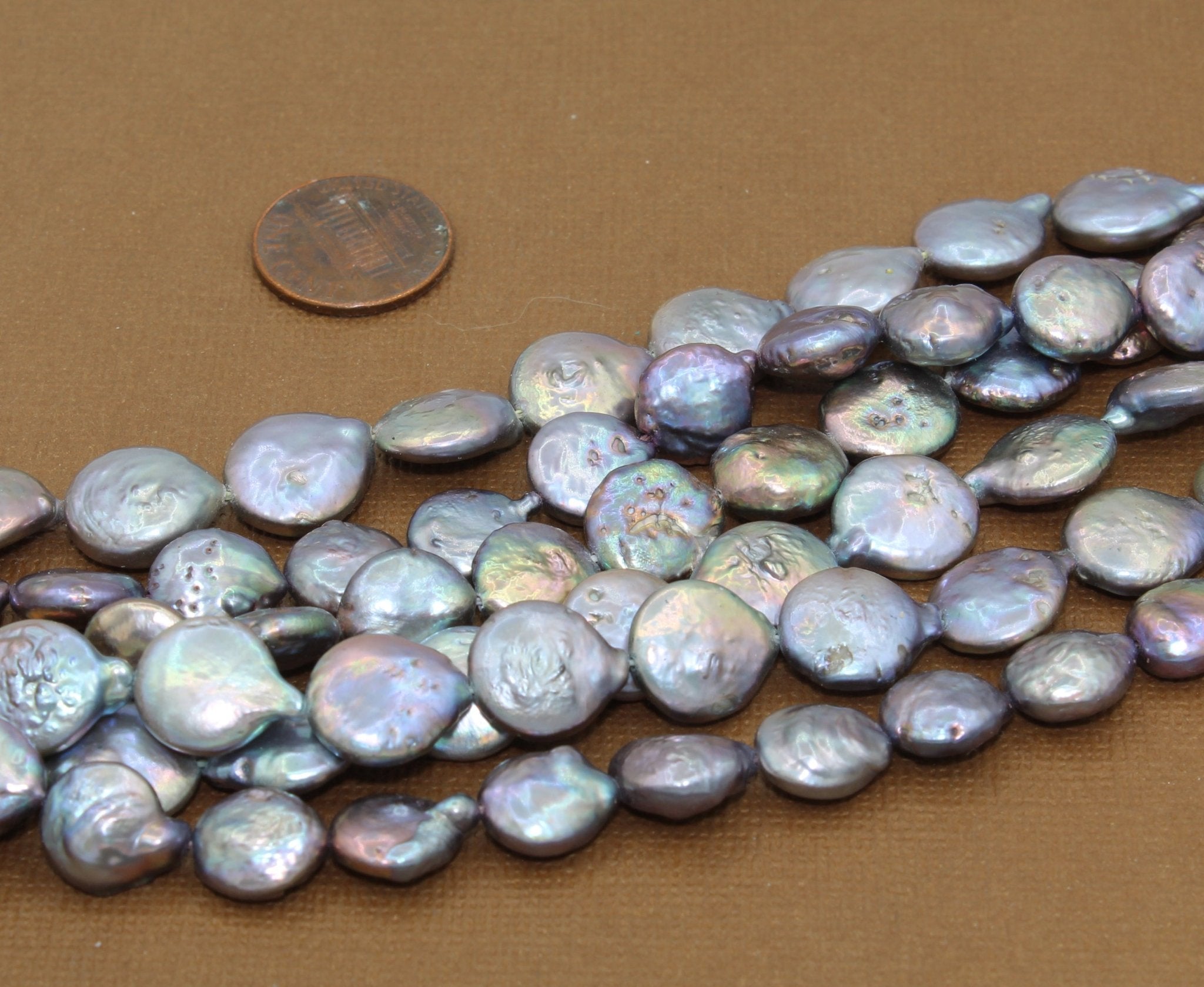 silver coin pearls