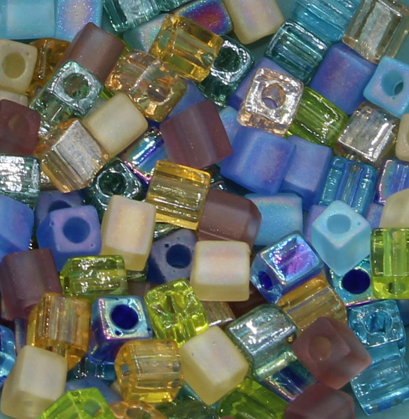 4mm Miyuki Cube Beads